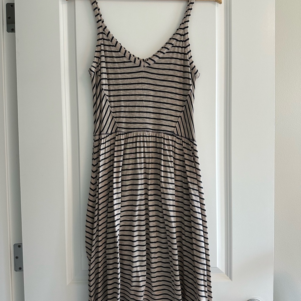 Splendid Striped blue and grey Dress